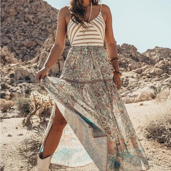 spell oasis boho maxi dress SPELL & THE GYPSY OASIS MAXI DRESS